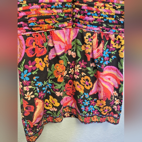 FARM Rio Vibrant Floral Puff Sleeve Dress - Picture 9 of 14